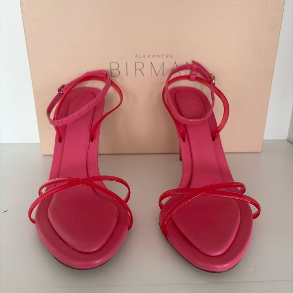 Alexandre Birman Fuchsia Strappy Heels